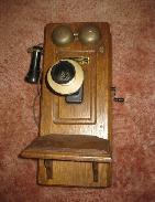 Vought-Berger Oak Wall Telephone