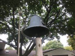 Cast Iron School Bell w/Yolk