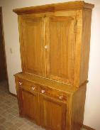 Early Butternut 2-Pc. Step Back Cupboard