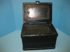 Early Cast Iron Lock Box