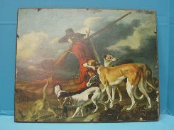 Hound Hunting Scene