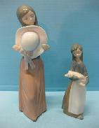 Lladro Mother and Daugher Figurines