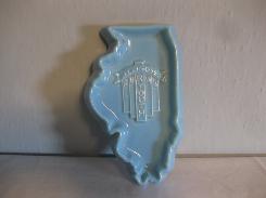 Porcelain Illinois Rural Youth Dish 