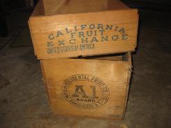Old Advertisement Crates 