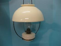 Milk Glass Hanging Central Room Light Fixture