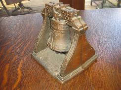 Brass Cast Liberty Bell Bookends