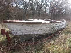 Wooden 18' V-Hull Boat