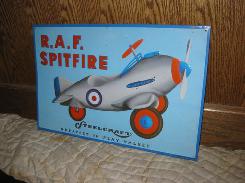 R.A.F. Spitfire Metal Sign