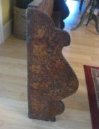 Dog & Oak Leaf Burntwood 36 Shelf