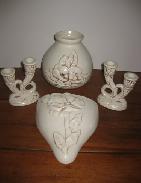 Red Wing Art Pottery Set