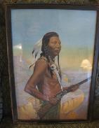  E.D. Rawling 1924 Brave & Winchester Rifle Litho