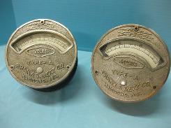 Early Electric Volt Meters 