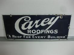 Cary Roofings Porcelain Sign