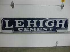  Lehigh Cement Porcelain Sign