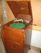 Victor Fancy Oak Floor Model Phonograph