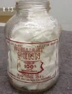 Brilliant Penn 100 Glass 1 Qt. Oil Bottle