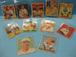 1934 Big League Chewing Gum Basebal Cards