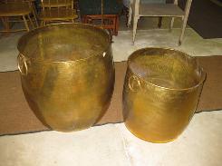 Hammered Brass Cauldrons 
