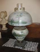 Satin Gone With The Wind Lamp