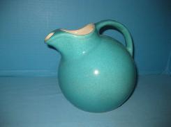 Red Wing Turquoise Ball Pitcher