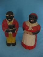 Aunt Jemimah & Uncle Mose Large Salt & Pepper