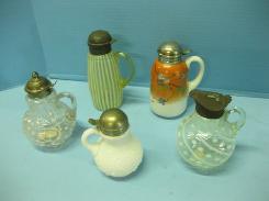 Collection of Syrup Pitchers