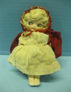 Bisque Red Riding Hood Doll