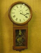 Walnut Regulator Wall Clock 
