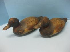 Mason Factory Redhead Wooden Duck Decoy's
