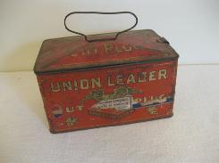  Union Leader Cut Plug Tin Lunch Box