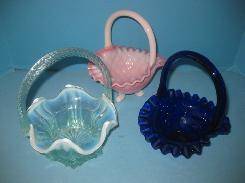  Art Glass Basket Collection