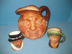 Royal Doultan Toby Pitcher Collection