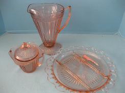 Pink Depression Glassware