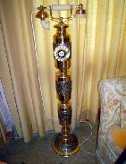 French Brass Pedestal Telephone