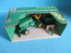    John Deere Lawn & Garden Tractor/Blade/Dump Cart Set
