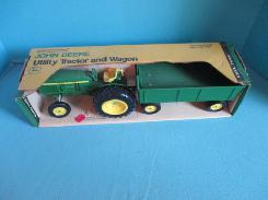 JD Utility Tractor and Wagon