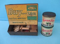 Buy Salem Debl. Tin Litho Match Safe