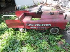  Child's Fire Engine Pedal Car