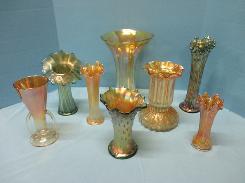 Carnival Glass Vases