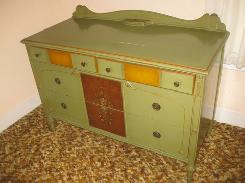 Deco Walnut Painted 4-Pc. Bedroom Suite