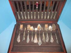  Rosepoint Sterling Silver Flatware Set