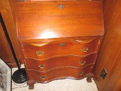 Walnut Drop Front Desk