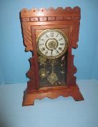 New Haven 8-Day No. 511 Striking Walnut Shelf Clock