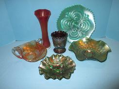  Carnival Glass - Nice Selection