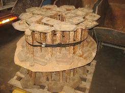 Set Grouser Steel Skid Loader Wheel Tracks