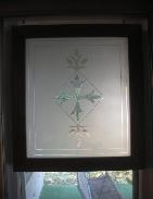 Fancy Etched & Cut Glass Windows