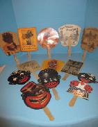 Black Americana Advertisement Fans