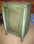 Oak Art Deco Pillared Hotel Room Safe