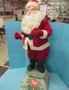 7-Up Store Display Santa 