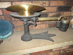 Fairbanks Cast & Brass Beam Scale